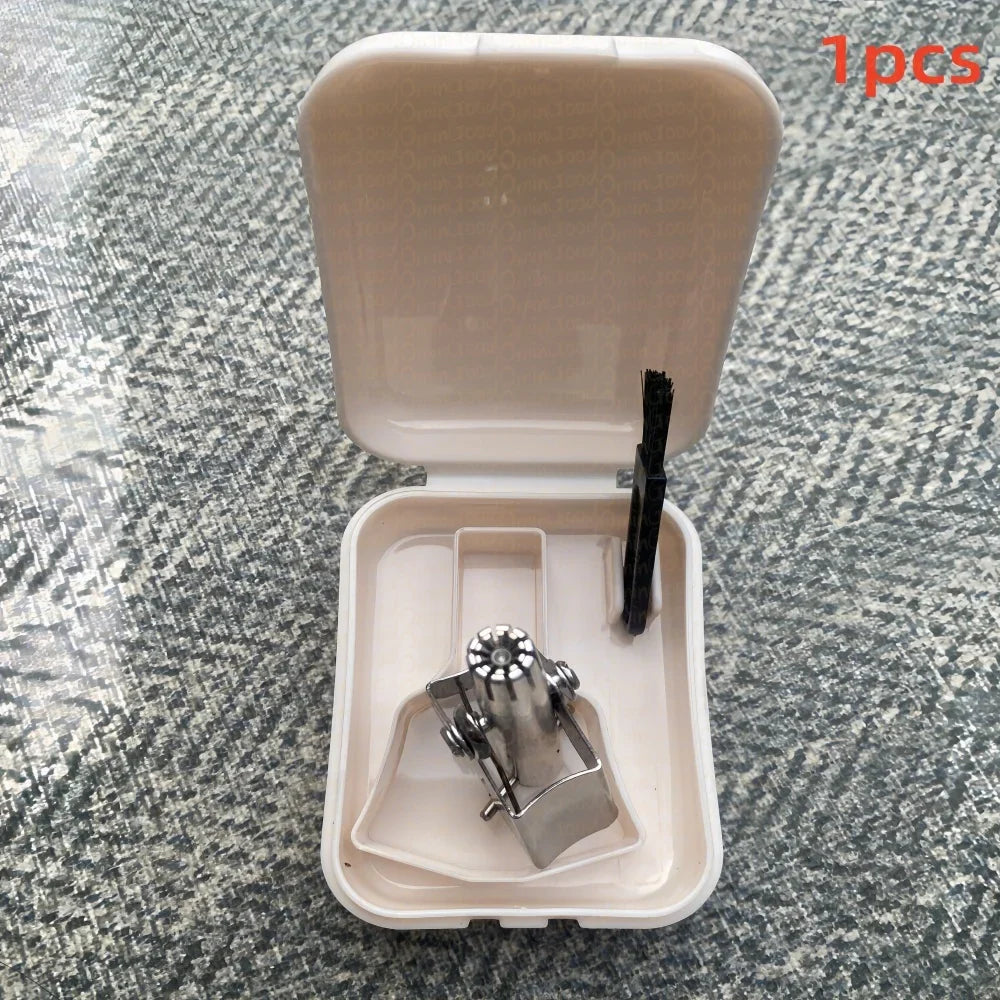 Manual Nose Hair Trimmer Stainless Steel