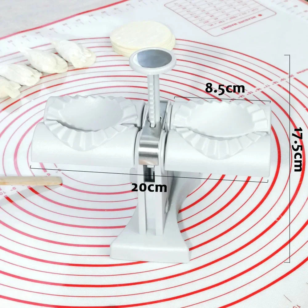 2x Dumpling Machine Kitchen Gadgets Make Two Dumpling Molds at Once
