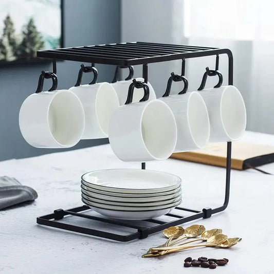 Metal Mug Tree Holder Stand