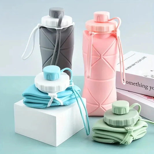 Silicone Foldable Water Bottle 600ML