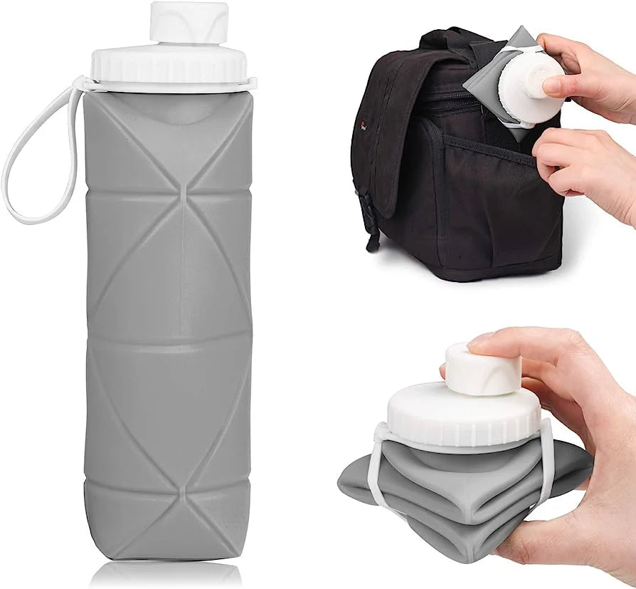 Silicone Foldable Water Bottle 600ML
