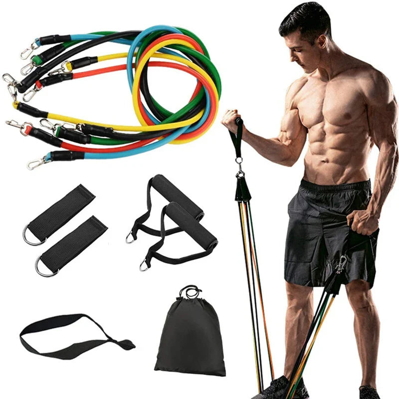 Resistance Bands Set 150 LBS Sports Elastic Bands Rubber Bands