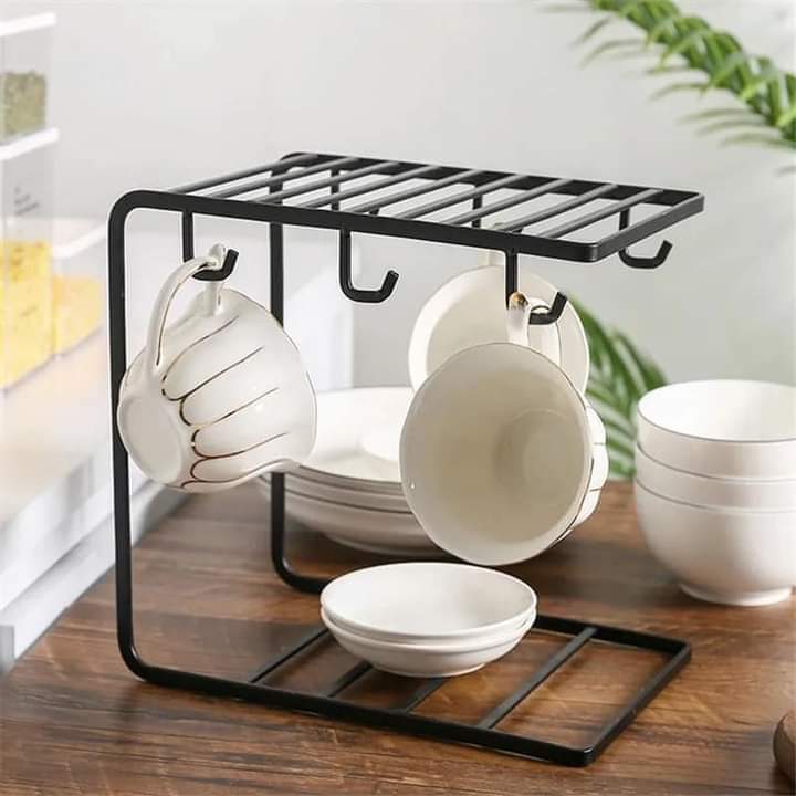 Metal Mug Tree Holder Stand