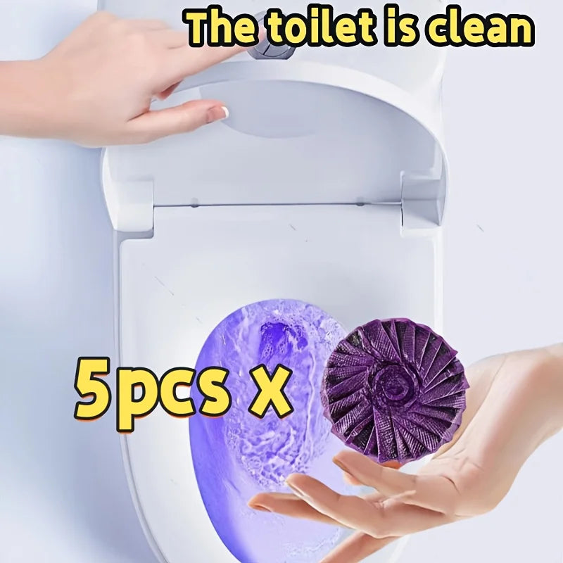 Purple Multi-Function Cleaning Tablets, Automatic Toilet Cleaning Tablets
