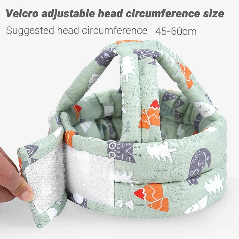 Adjustable Baby Safety Helmet Soft Comfortable Head Protection