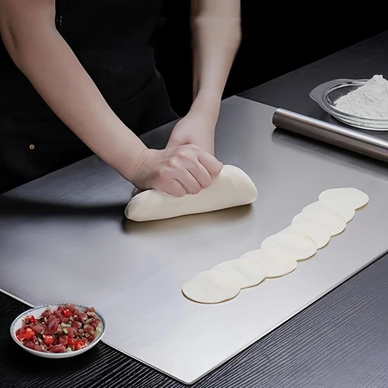 Stainless Steel Cutting Board - Heavy Duty Non-Slip