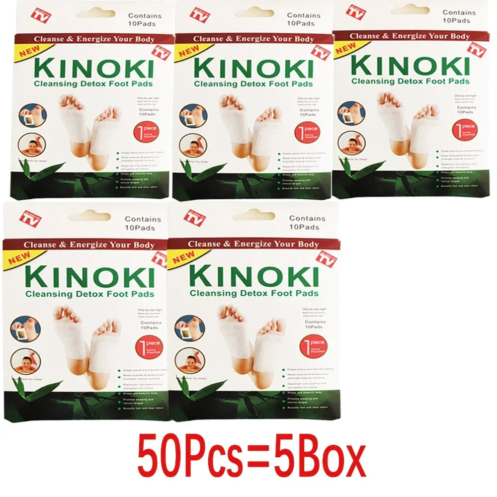 Kinoki Cleansing Detox Leg Healthy Herbal Pads 10pcs