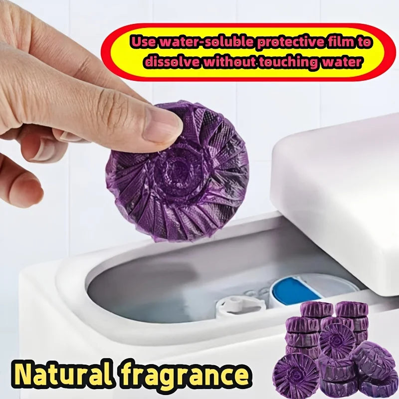 Purple Multi-Function Cleaning Tablets, Automatic Toilet Cleaning Tablets