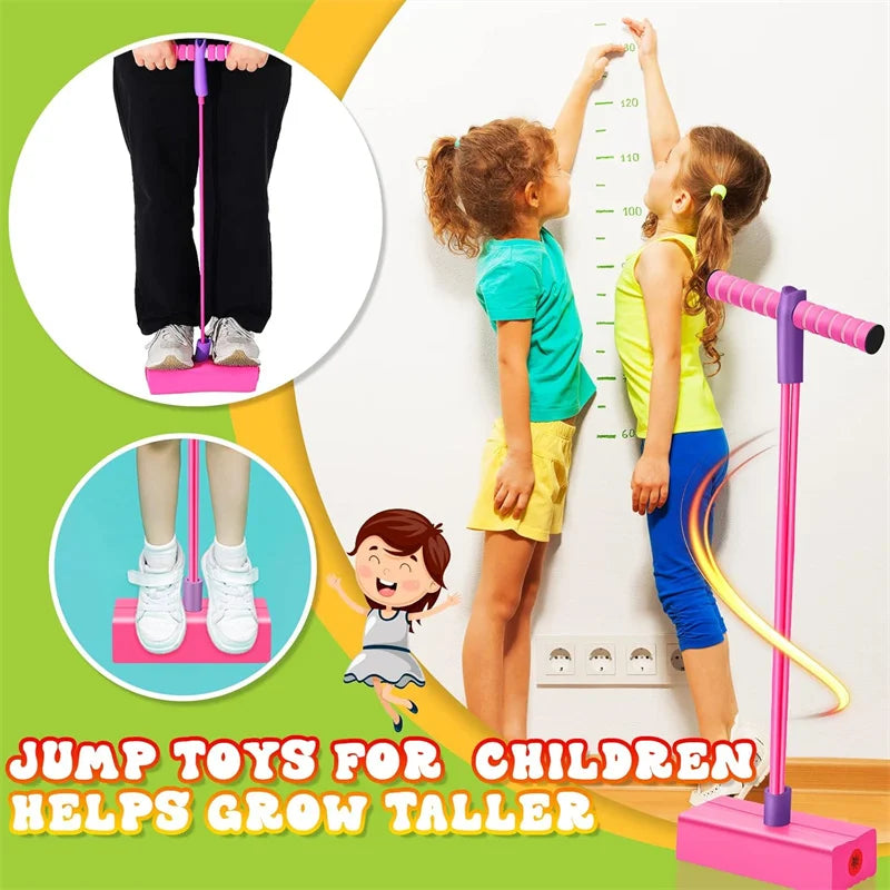 Kids Grow Taller Balance Toy Frog Jumping Sports Outdoor Exercise