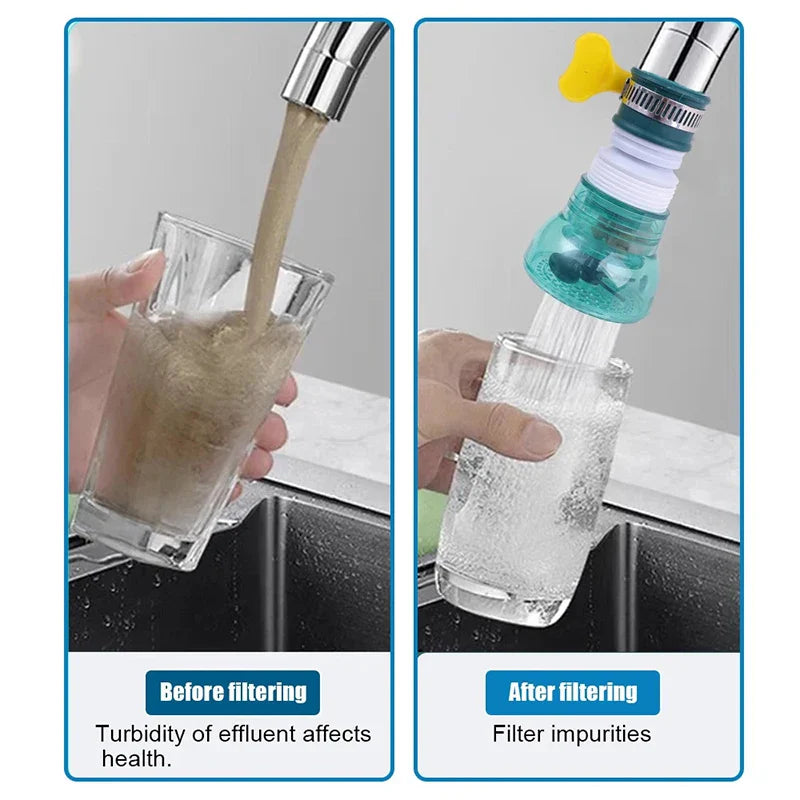 Universal 360 Rotation Faucet Bubbler Swivel Water Saving