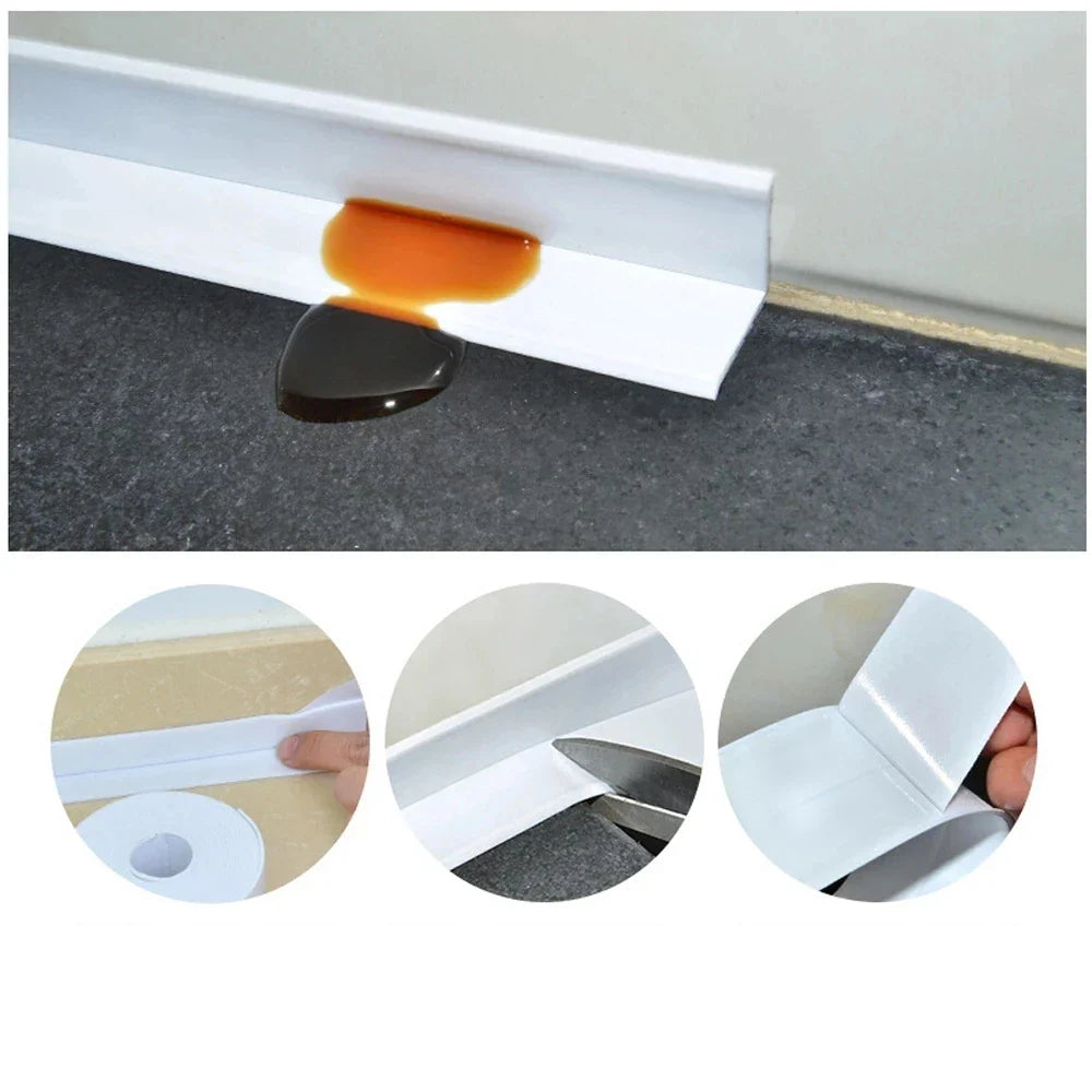 1pc Bathroom Waterproof Wall Stickers Sealing Tapes PVC