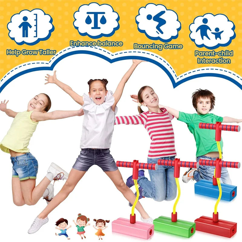 Kids Grow Taller Balance Toy Frog Jumping Sports Outdoor Exercise