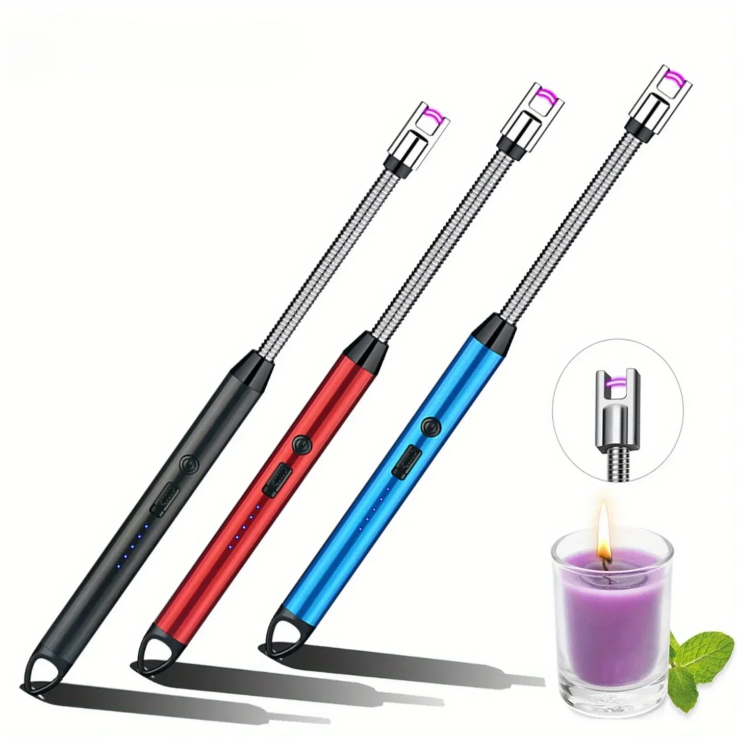 Rechargeable Electric Lighters, TYPE-C Plasma Arc Kitchen Lighter,