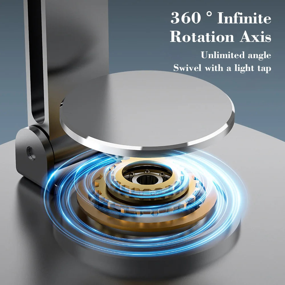 720° Rotate Aluminum Alloy Tablet & Mobile Holder – Adjustable Foldable Stand