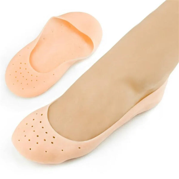 2Pcs Silicone Gel Insole Socks Foot Care Protector