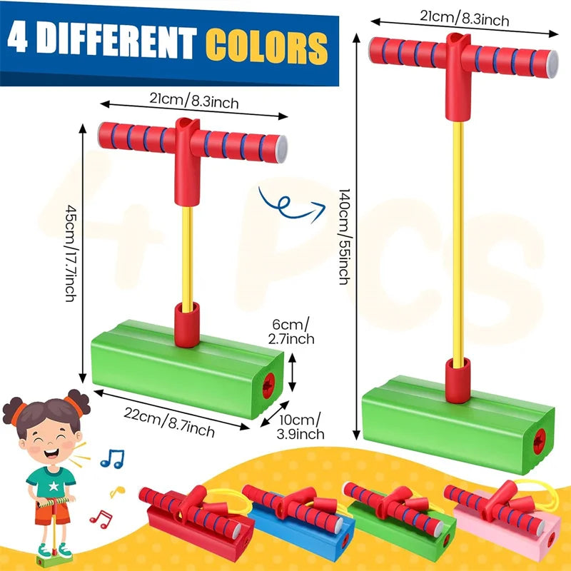 Kids Grow Taller Balance Toy Frog Jumping Sports Outdoor Exercise