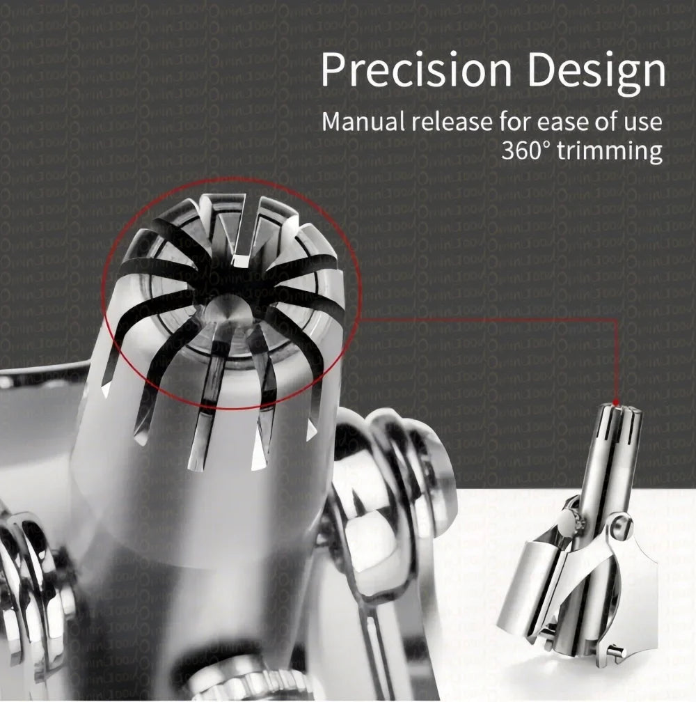 Manual  Nose Hair Trimmer Stainless Steel