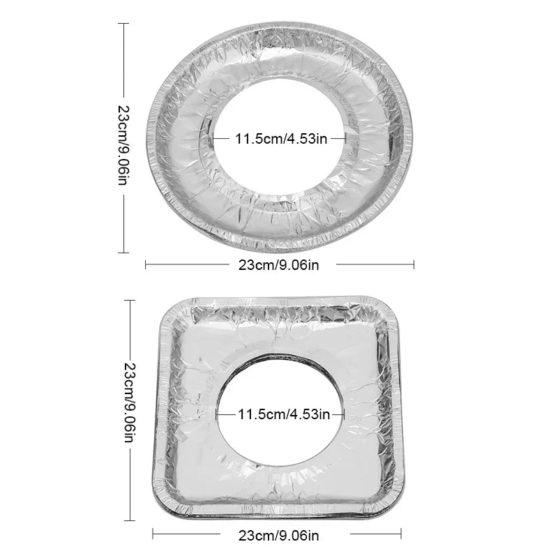 Thickened Aluminum Foil Covers Gas Stove Oil Proof Pad Protector Cover Proof