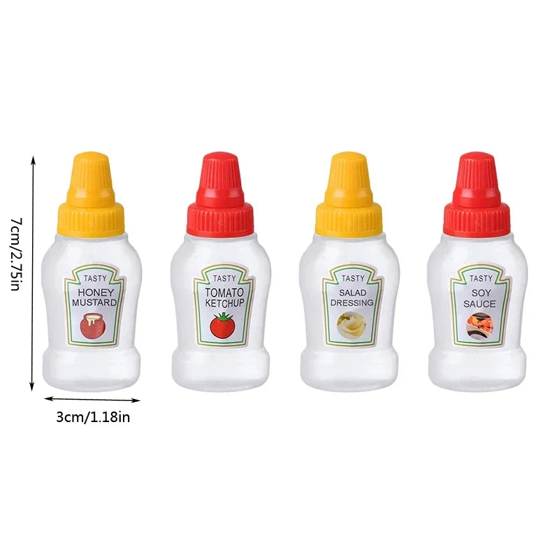 Mini Condiment Bottle Camping Squeeze Bottles