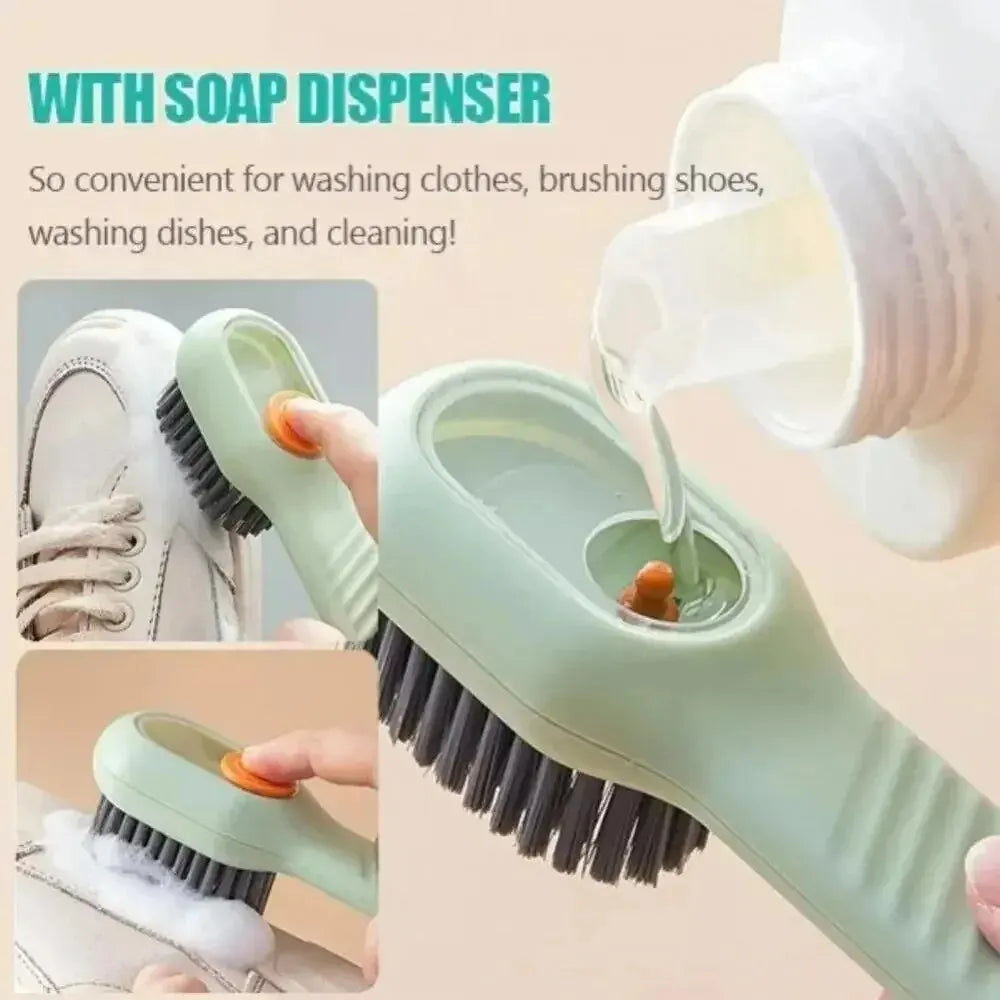 Multifunction Cleaning Shoe Brush Soft Automatic Liquid Shoe Brush