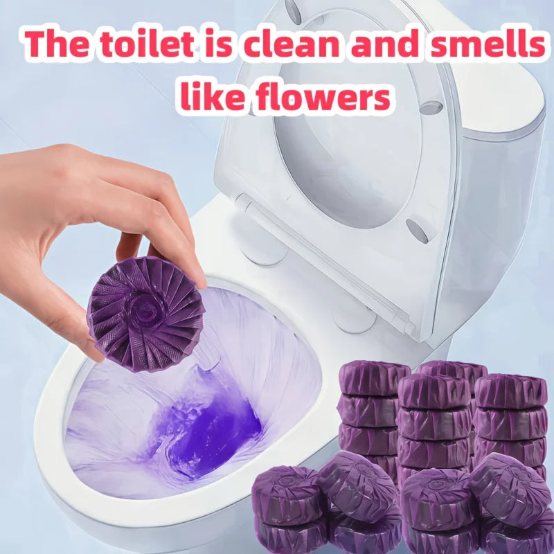 Purple Multi-Function Cleaning Tablets, Automatic Toilet Cleaning Tablets