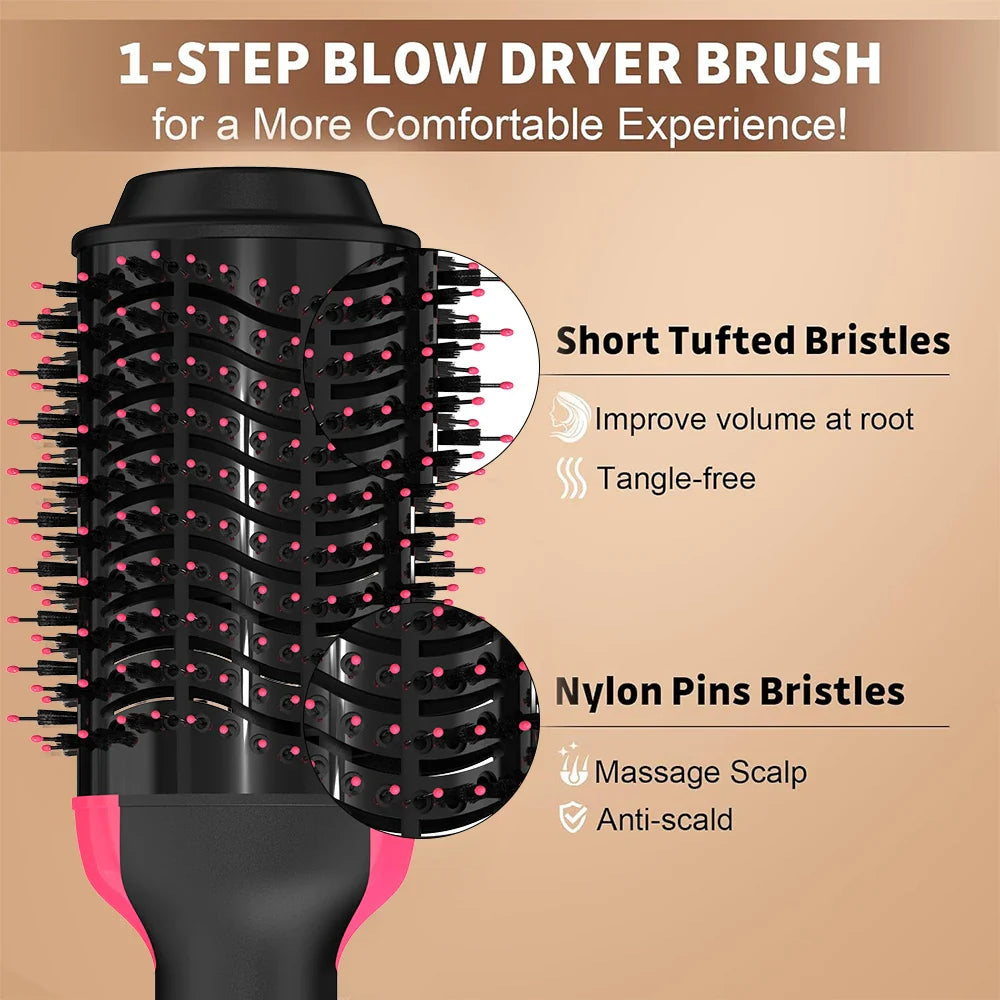 3IN1 Hot Air Brush One-Step Hair Dryer Styler and Dryer Blow Dryer Brush