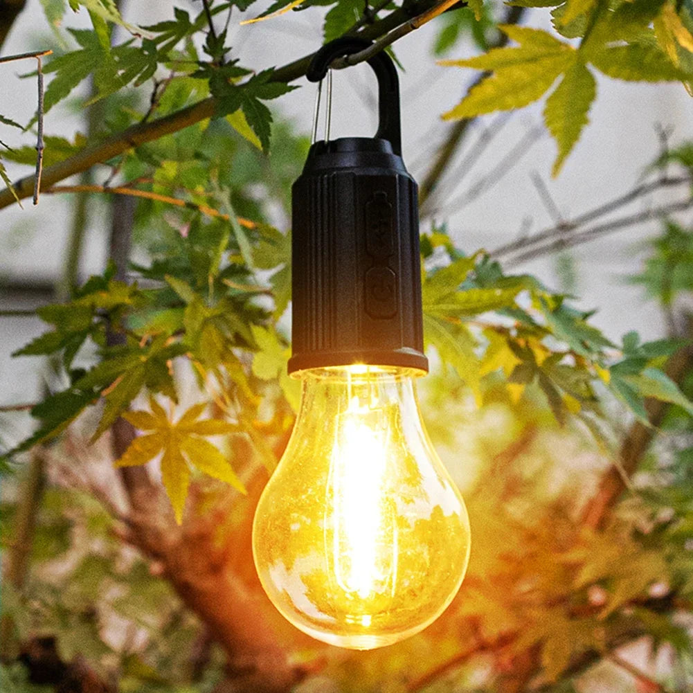 LED Camping Light Type-C USB Rechargeable Waterproof 400mAh 100LM Tent Light