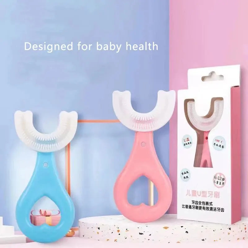 U Shaped Kids Toothbrush Baby Teeth