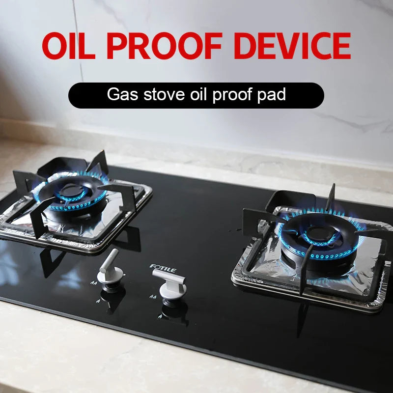 Thickened Aluminum Foil Covers Gas Stove Oil Proof Pad Protector Cover Proof