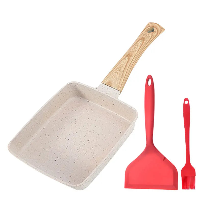 Nonstick Rectangular Pan Japanese Omelets Egg Roll