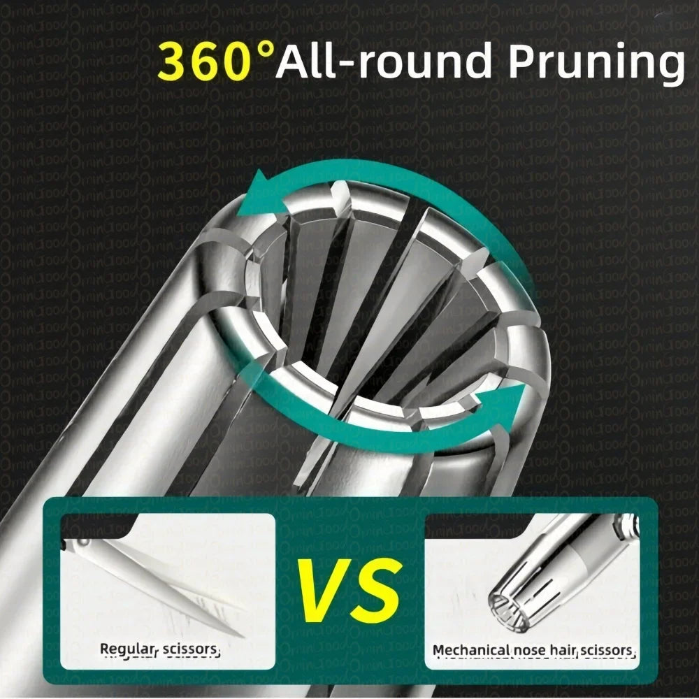 Manual  Nose Hair Trimmer Stainless Steel
