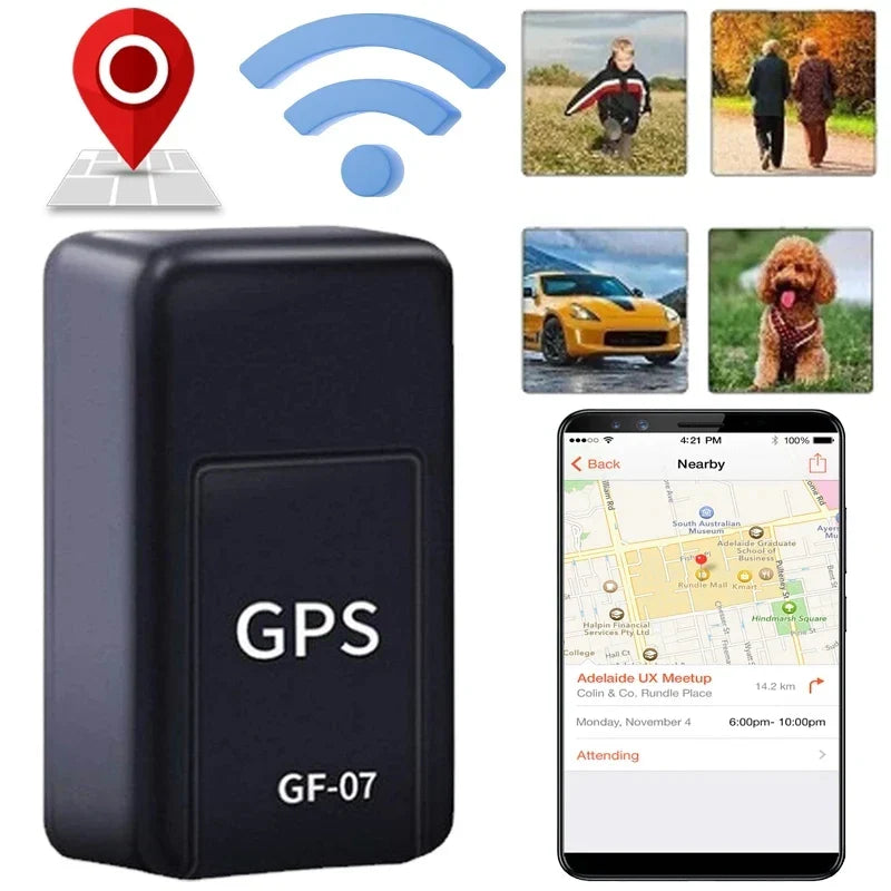 Mini GPS Tracker – Real Time Location Tracking Device for Car, Bike & Kids
