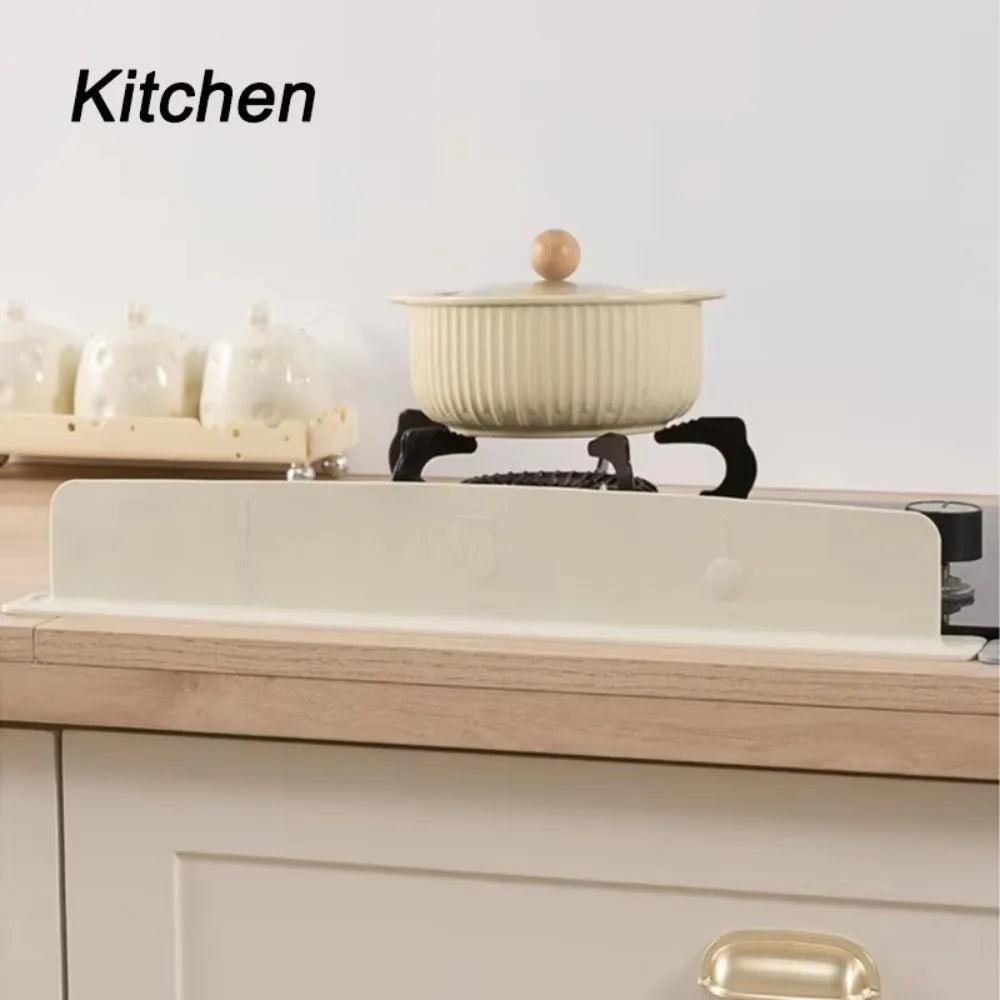 Silicone Sink Baffle Splash Guard Oil-Proof with Suction Cup Pool Water Baffle Bar Kitchen Supplies