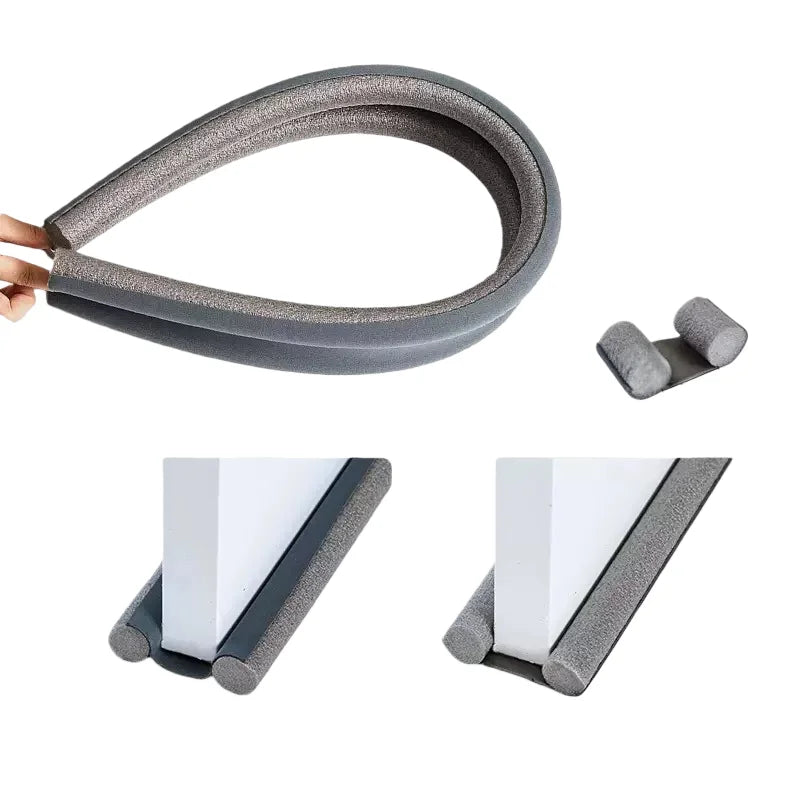 Flexible Door Bottom Sealing Strip Stopper Door Weatherstrip Guard Wind Dust Blocker Sealer