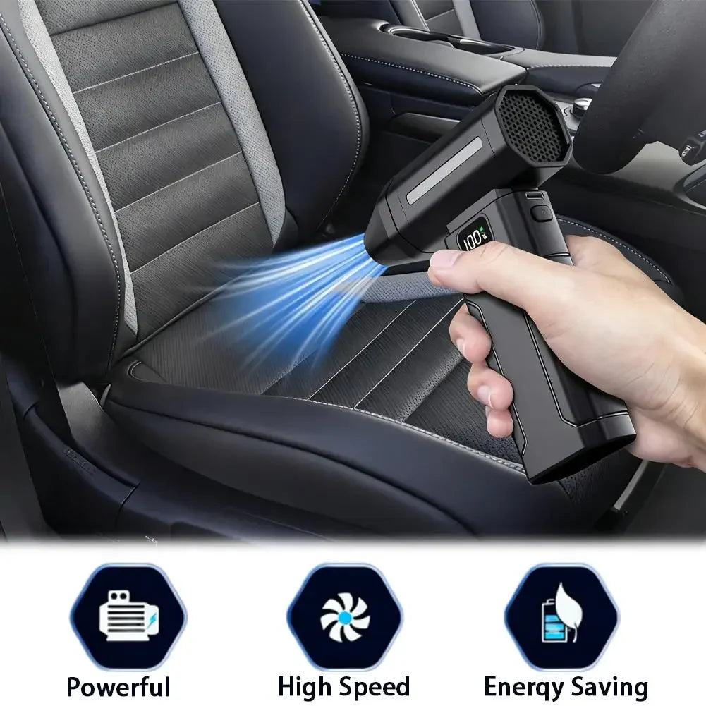 X8 Brushless Turbo Jet Fan Blower 150000RPM Powerful Electric Air Blower Vacuum Dust Cleaner