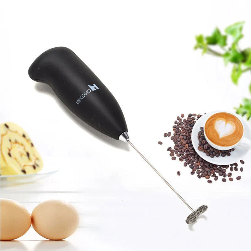 Milk Frother Handheld Mini Electric Foamer Coffee Maker Egg Beater