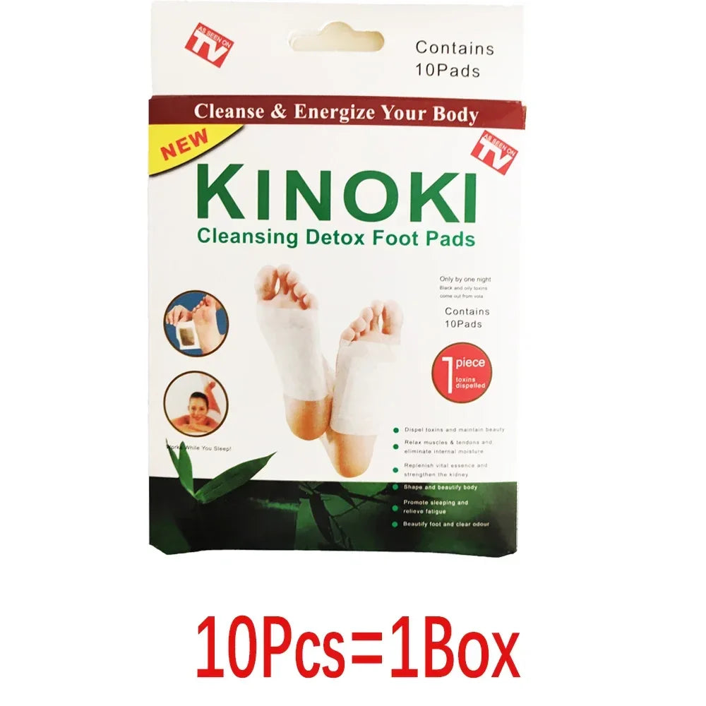 Kinoki Cleansing Detox Leg Healthy Herbal Pads 10pcs