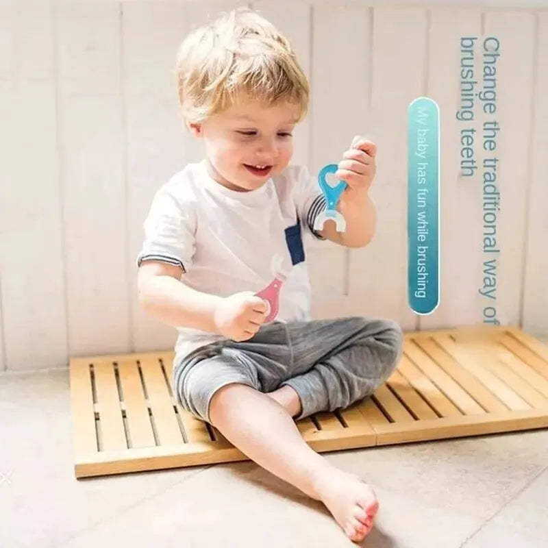 U Shaped Kids Toothbrush Baby Teeth
