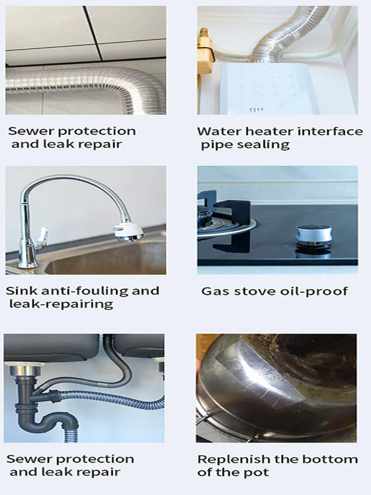 High temperature resistant aluminum foil tape, waterproof and oil-proof, flame-retardant