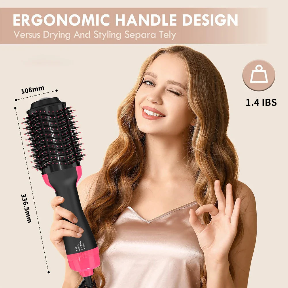 3IN1 Hot Air Brush One-Step Hair Dryer Styler and Dryer Blow Dryer Brush