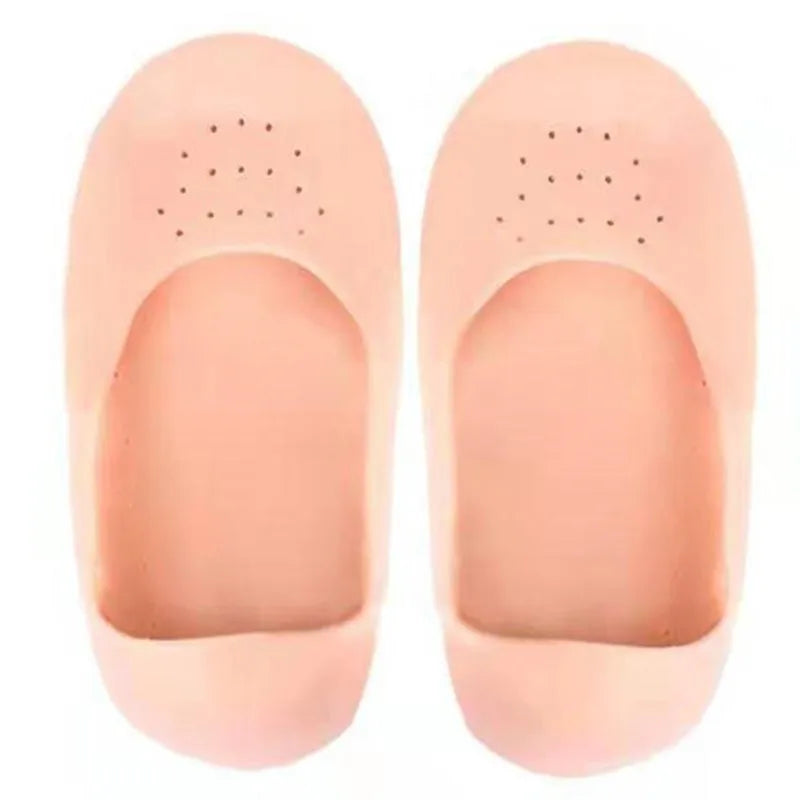 2Pcs Silicone Gel Insole Socks Foot Care Protector