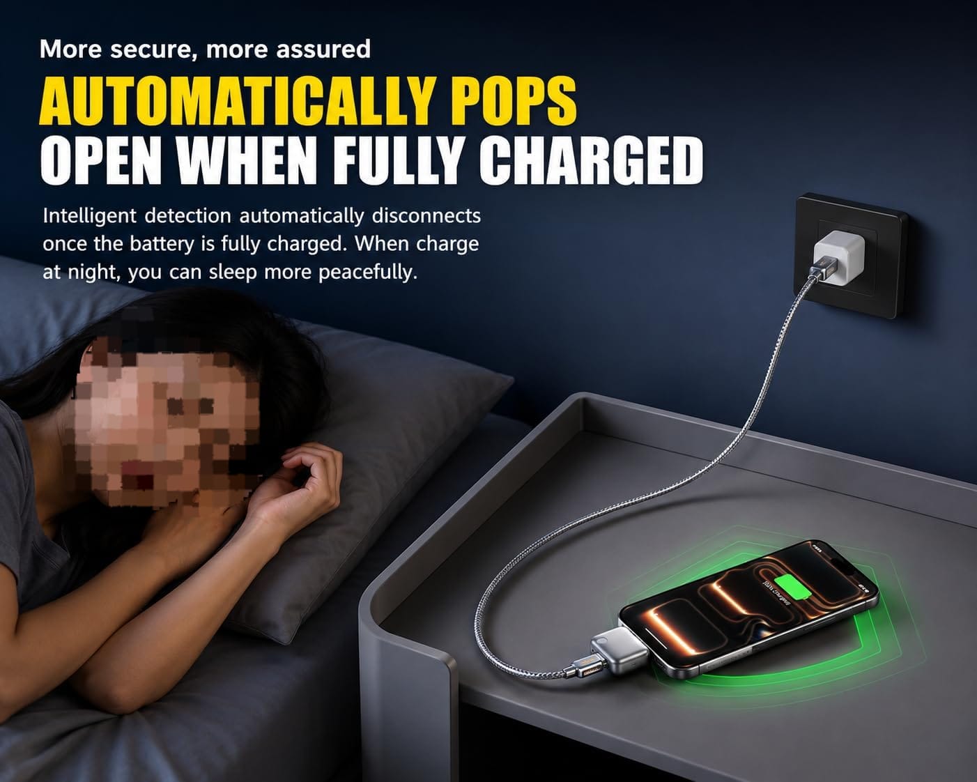 Smart Auto Stop Charging Adapter