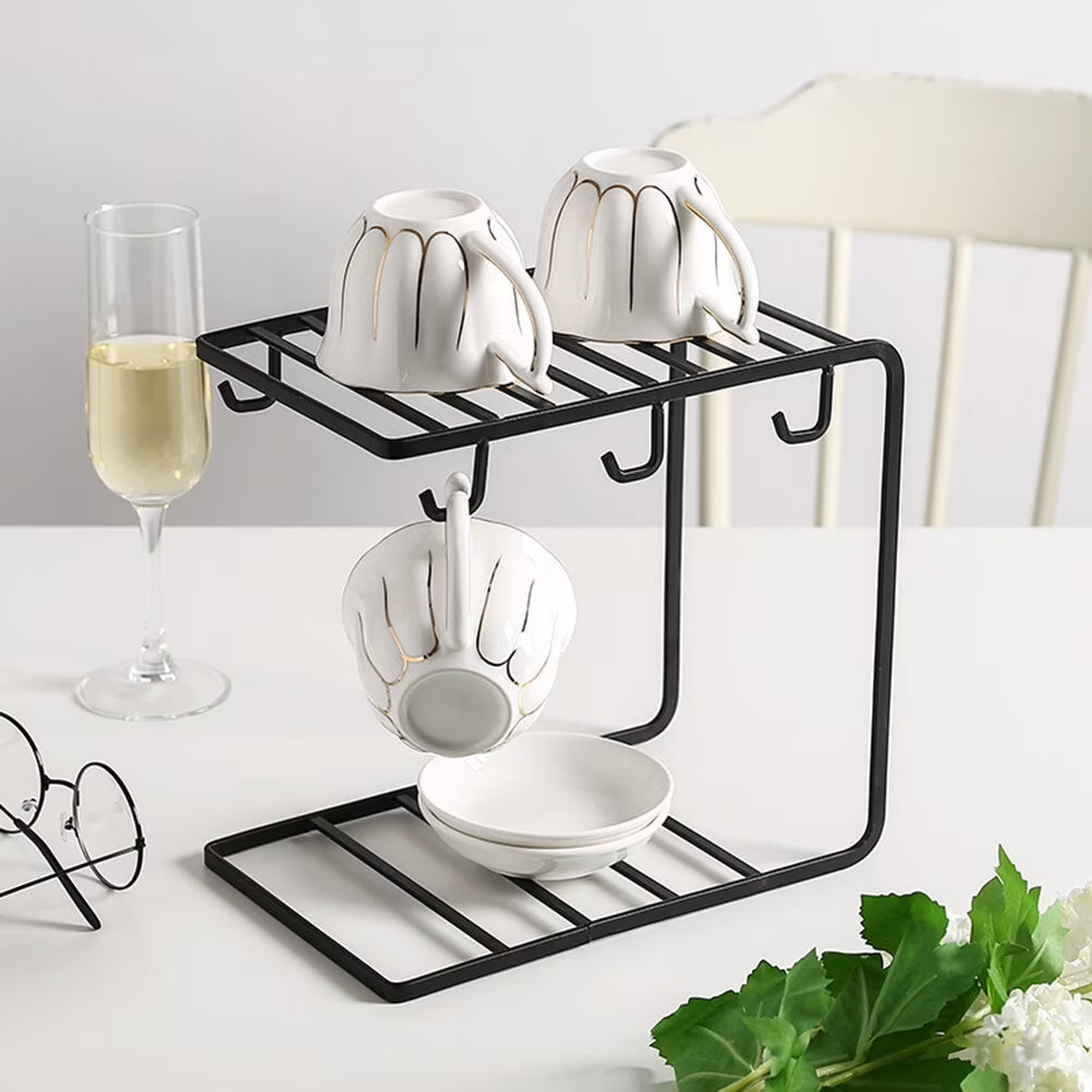 Metal Mug Tree Holder Stand