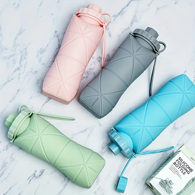 Silicone Foldable Water Bottle 600ML