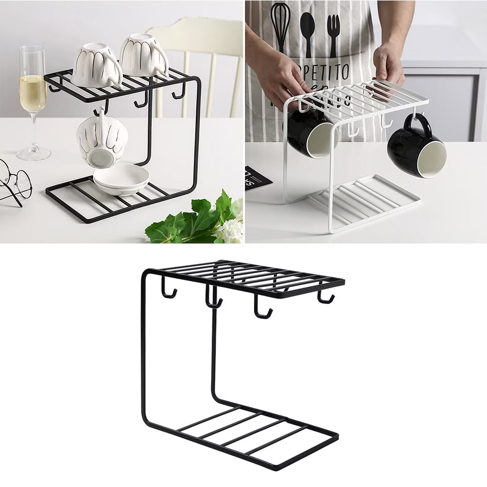 Metal Mug Tree Holder Stand
