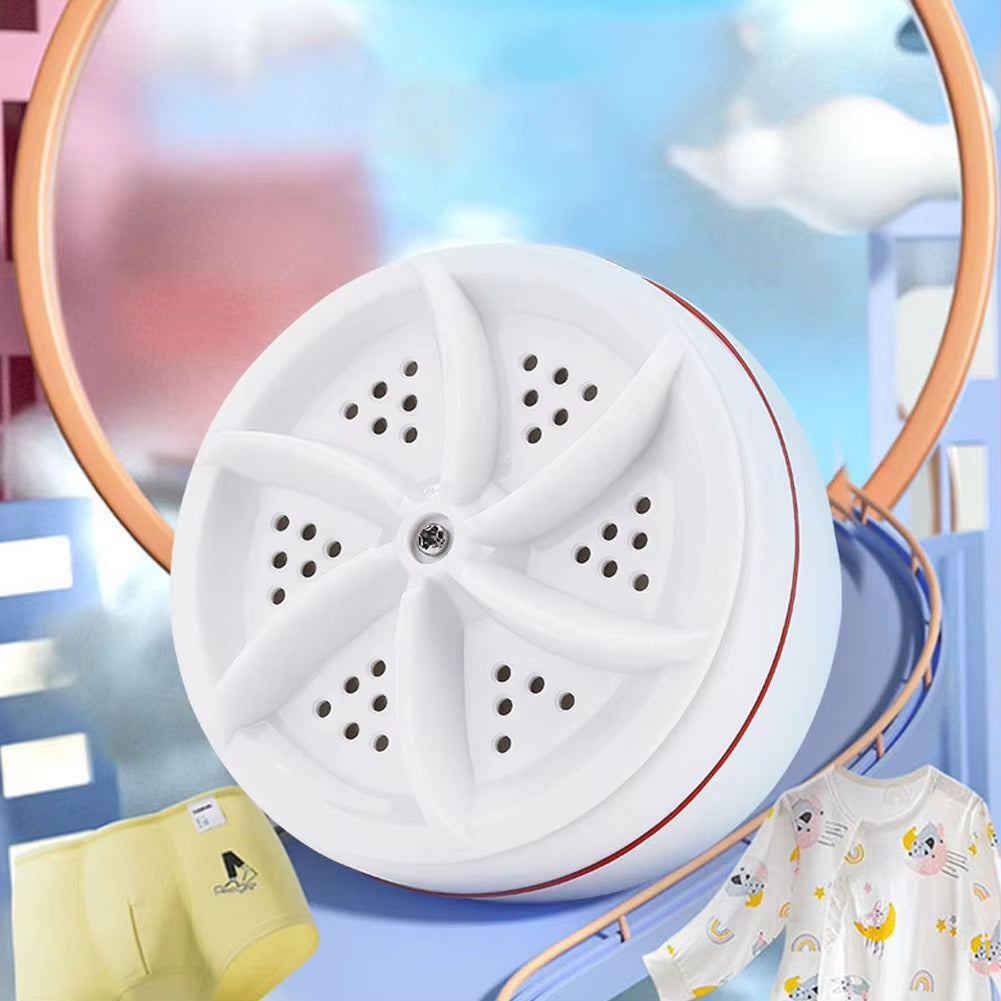 Mini Washing Machine USB Two-way Rotating Turbine Portable Washing Machine For Sock Underwear For Travel Home Business Trip