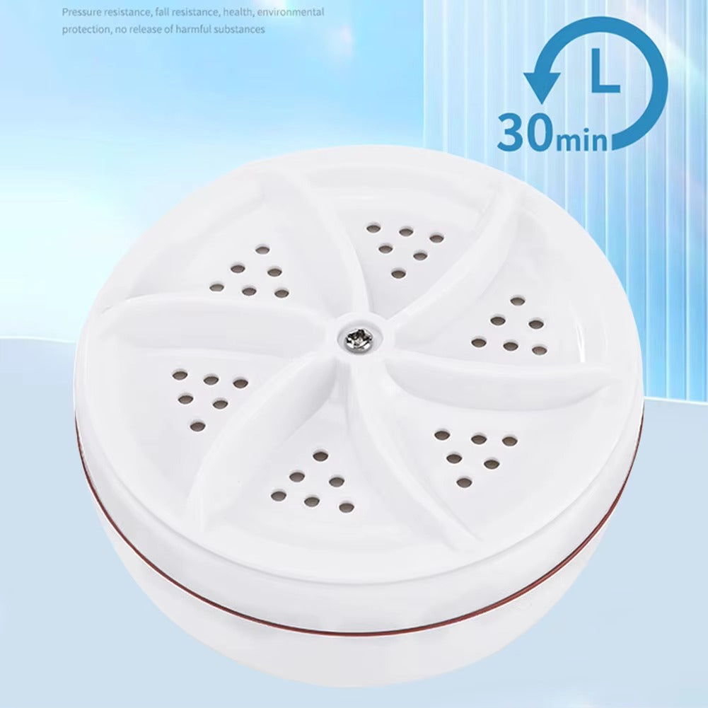 Mini Washing Machine USB Two-way Rotating Turbine Portable Washing Machine For Sock Underwear For Travel Home Business Trip